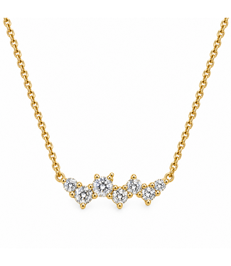 ROEMER by Bregje ROEMER by Bregje geelgouden hanger Gwenny met diamant