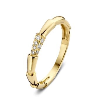 Excellent Jewelry Excellent ring goud 14k met diamant 0.09ct. H/Si1 RP117401-56