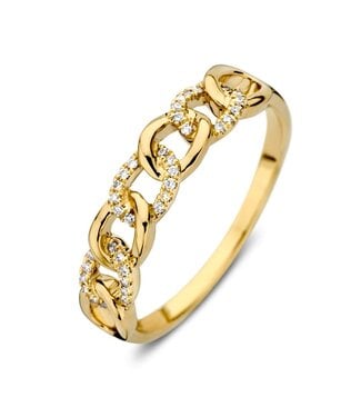 Excellent Jewelry Excellent ring goud 14k met diamant 0.08ct H/Si1 RX117804-54