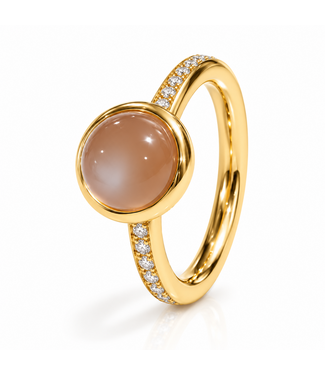 ROEMER by Bregje ROEMER by Bregje ring Single Bubble met maansteen