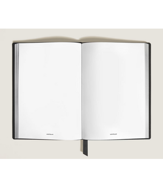 Montblanc Montblanc notitieblok medium zwart satorial leder, blanco pagina's 134751