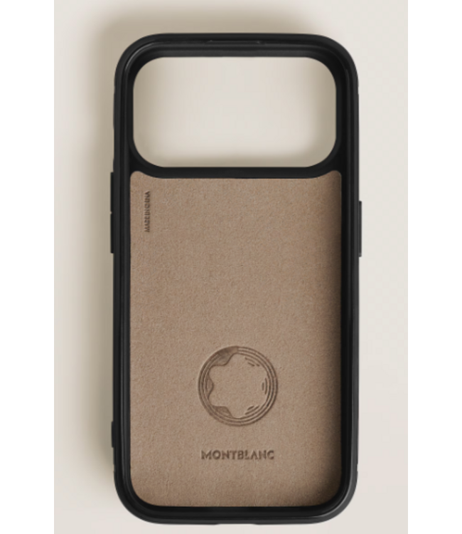 Montblanc telefooncase voor iPhone 18 Pro met creditcarghouder 223283