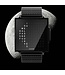 Qlocktwo horloge black steel W382641.13