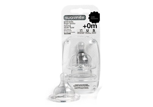 Suavinex Suavinex Teat Silicone 3 Positions 2 Pieces