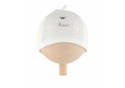 BAMBAM Bambam Hat "Bad Hair Day" White