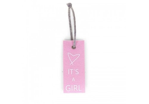 Childhome Childhome Felt Doorhanger It's A Girl Pink