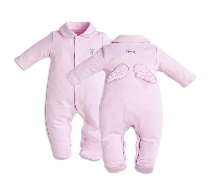 First Pyjamas Pink With Angel Wings