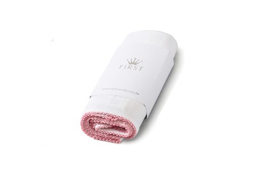 My First Collection First Swaddle 70 x 70 cm White - Pink