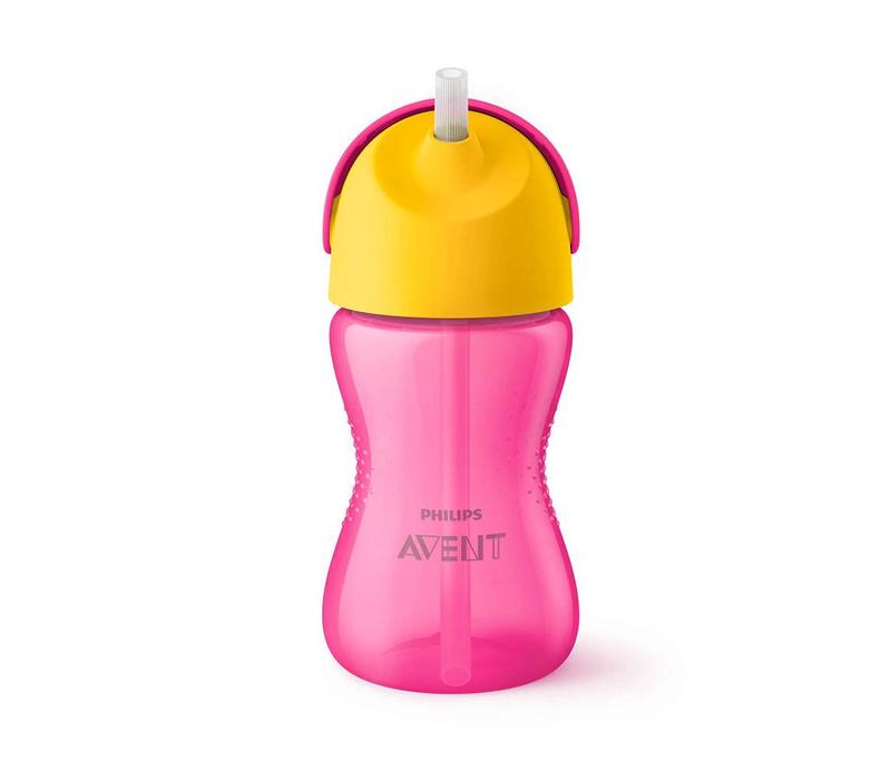 Avent Drink Cup With Straw Girl 300 ml Pink