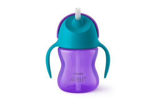 Avent Avent Beker Met Rietje Meisje 200 ml Paars