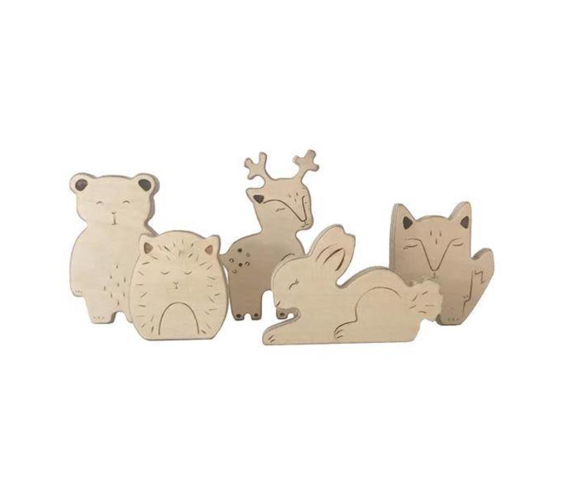 Loullou Wooden Animals