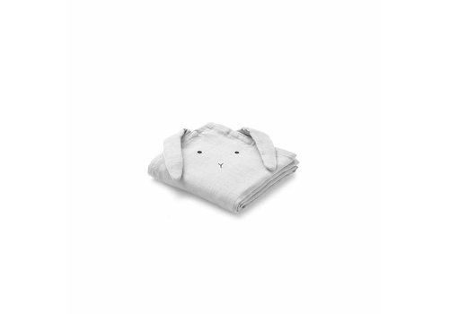 Liewood Liewood Swaddle Rabbit Grey 2-Pack