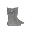 Condor Condor Knee Socks With Bow Grey