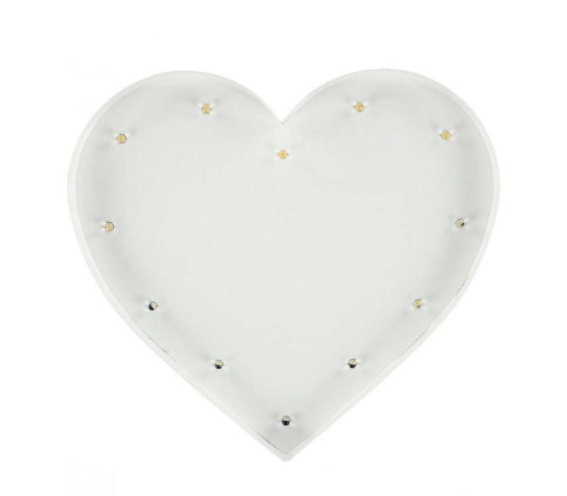 Sweetlights Heart 20 cm White