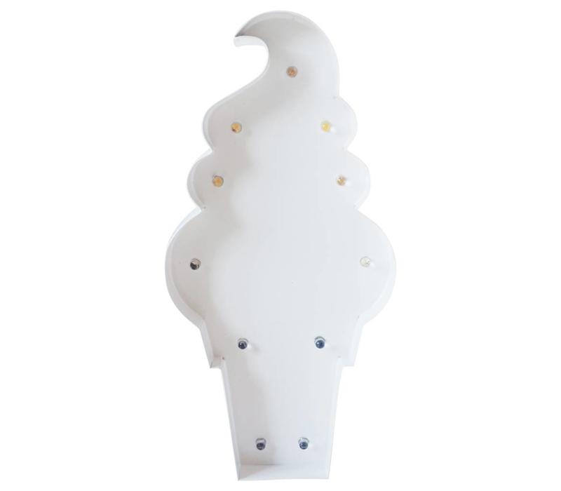 Sweetlights Ice Cream 20 cm White