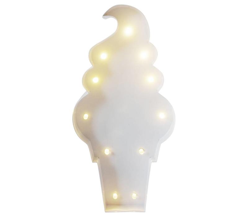 Sweetlights Ijsje 20 cm Wit