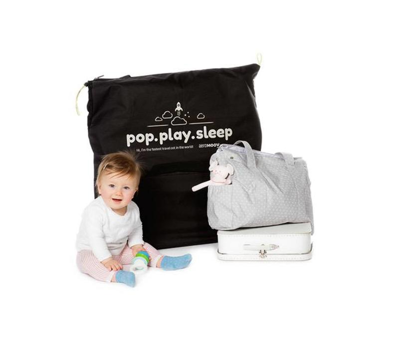 Aerosleep Amoov Instant Travel Cot Grey + Sunscreen