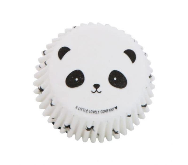 A Little Lovely Company Cupcake Vormpjes Panda 50 Stuks