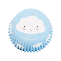 A Little Lovely Company Cupcake Vormpjes Wolk 50 Stuks