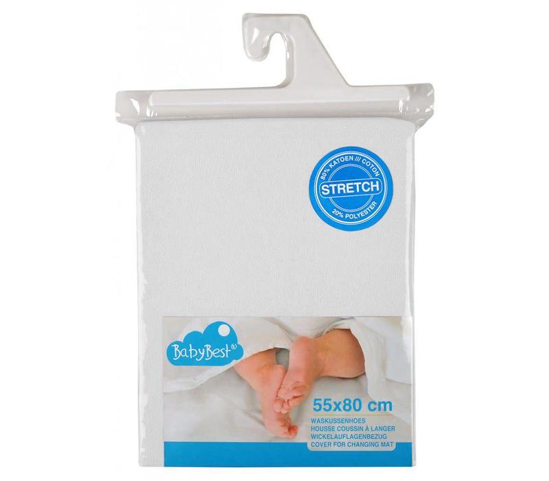 BabyBest Changing Pad Cover Stretch White