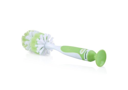 Nuby Nuby Bottle Brush With Suction Cup Green