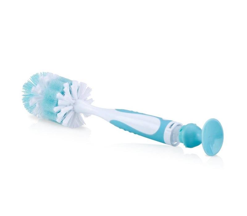 Nuby Bottle Brush With Suction Cup Blue