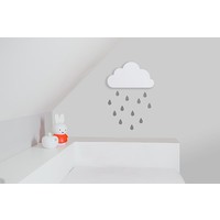 Dreams Cloud Wall Decoration White 46 x 25 cm