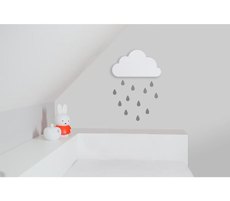 Dreams Cloud Wall Decoration White 46 x 25 cm