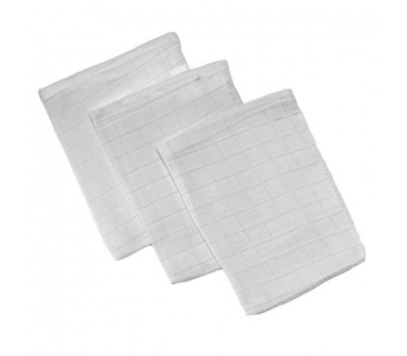 Mythos Tetra Washcloths White 3 Pieces