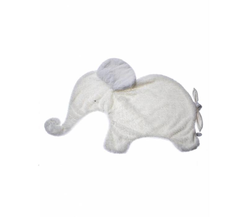 Dimpel Doudou XL Oscar Olifant Wit Moppie