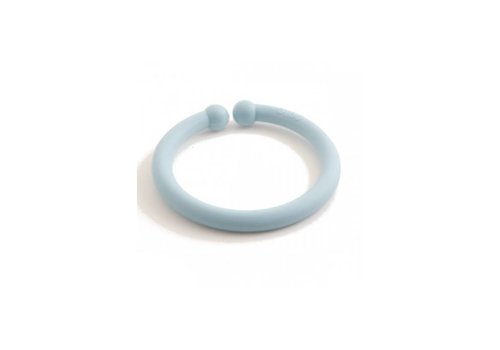 BIBS BIBS Pacifier Clip LOOPS Baby Blue