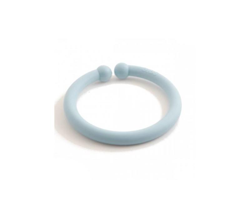 BIBS Fopspeenketting LOOPS Baby Blue 12 Stuks