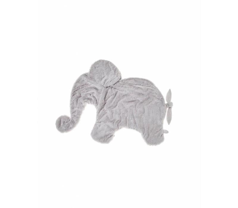 Dimpel Doudou XL Oscar Olifant Lichtgrijs Moppie