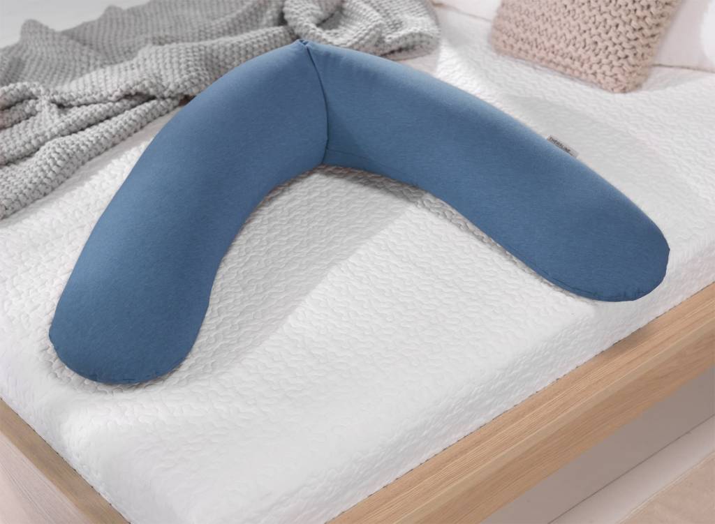 Theraline Maternity Pillow Melange Navy Blue Jules Juliette