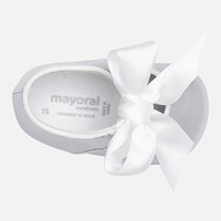 Mayoral Ballerina Bow Mary Jane Silver