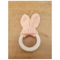 MiniM Teether Bunny Ears Old Pink