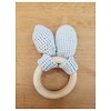 MiniM MiniM Teether Bunny Ears Light Grey