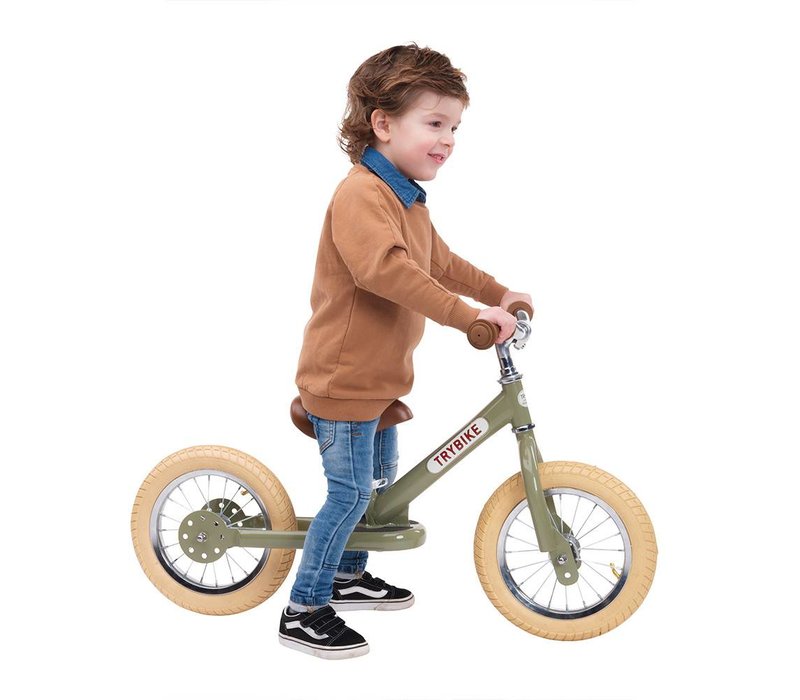 Trybike Balance Bike Vintage Green