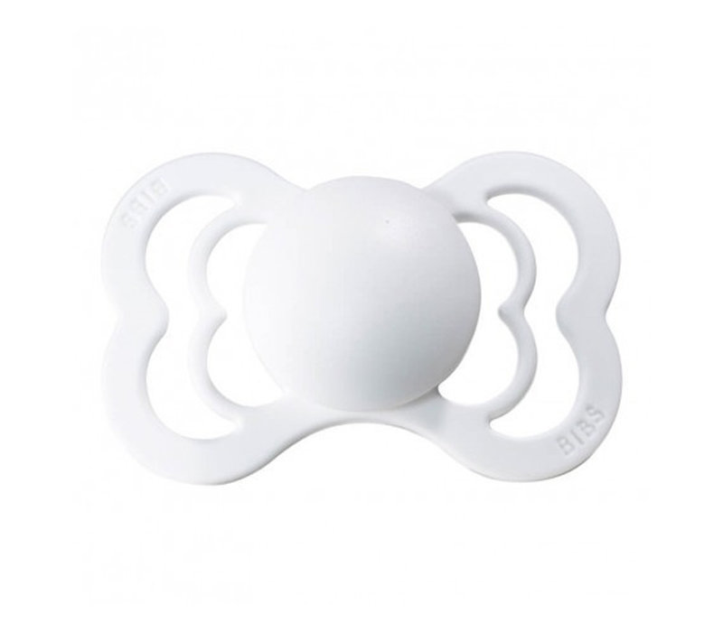 Bibs Pacifier Supreme Latex White White Jules & Juliette