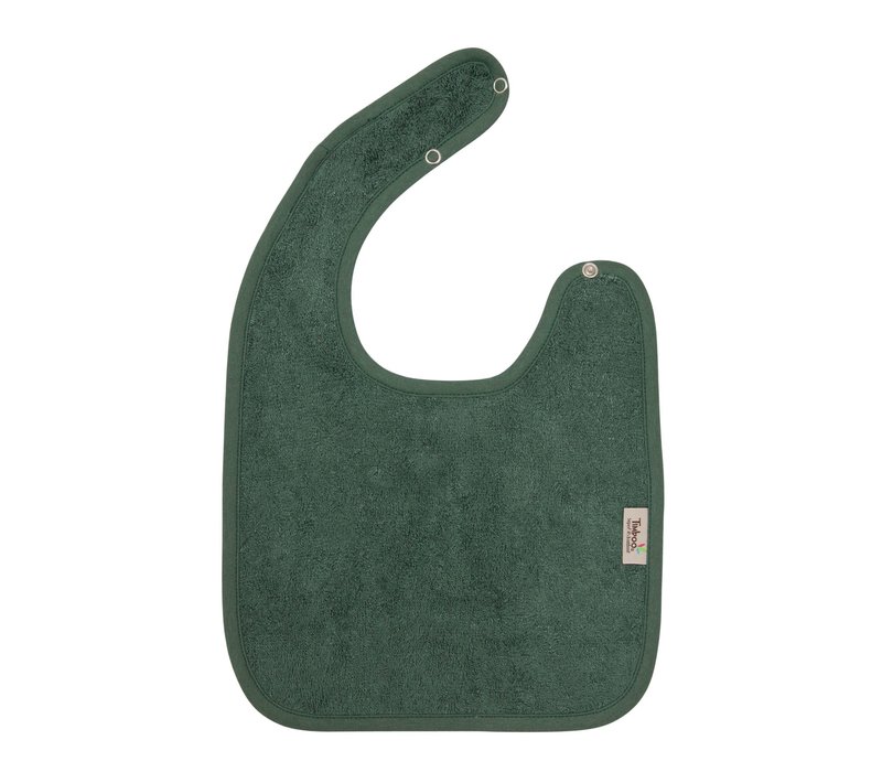 Timboo Bib Large 26 x 38 With Snap Buttons Aspen Green