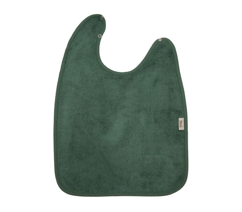 Timboo Bib XL 37 x 50 With Snap Buttons Aspen Green