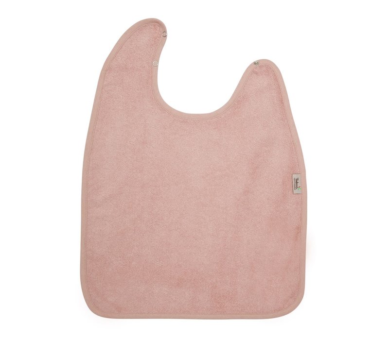 Timboo Bib XL 37 x 50 With Snap Buttons Misty Rose