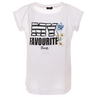 Monnalisa T-Shirt My Favourite White