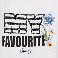 Monnalisa T-Shirt My Favourite Wit