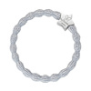 By Eloise By Eloise Haarelastiek / Armband Metallic Silver Star Silver