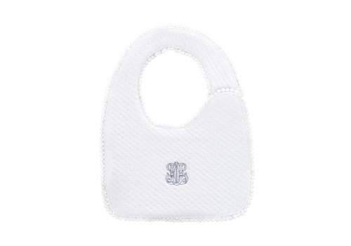 Theophile & Patachou Theophile & Patachou Bib Padded Lace White - Grey