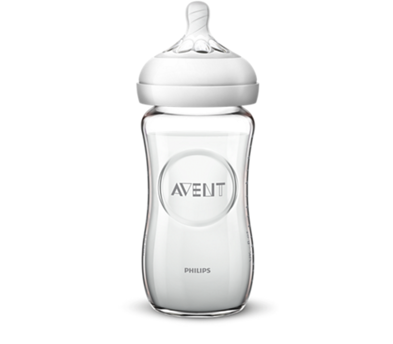 Avent Natural 2.0 Zuigfles Glas 240 ml