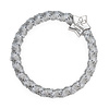 By Eloise By Eloise Haarelastiek / Armband Woven Silver Star Shimmer