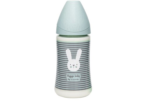 Suavinex Copy of Suavinex - HYGGE - Fles - Polyamide - Silc. - 3pos - 270ml - Gray Rabbits