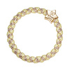 By Eloise By Eloise Haarelastiek / Armband Woven Gold Star Lemonade